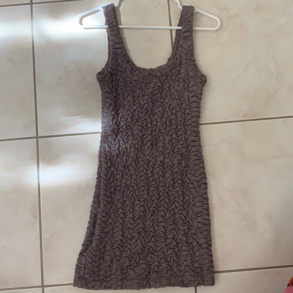 F21 taupe dress